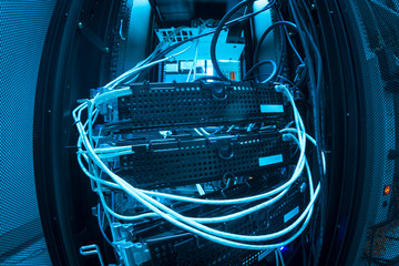 Core switch technology in network room place
