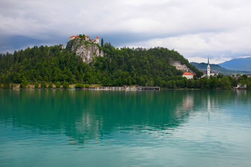 Fototapeta na wymiar Bled castle, Slovenia