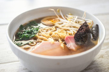 Japanese ramen bowl