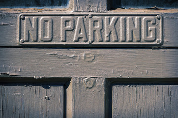 The prohibition of parking