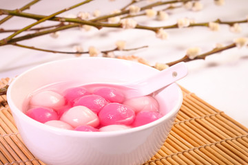 Traditional chinese sweet rice ball.