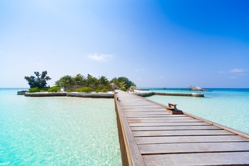 Obraz premium Maldives, tropical sea background