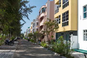 Fototapeta premium houses in maldives