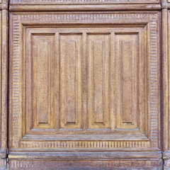 vintage door frame detail, wood background