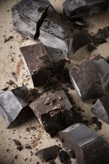 Dark bitter chocolate