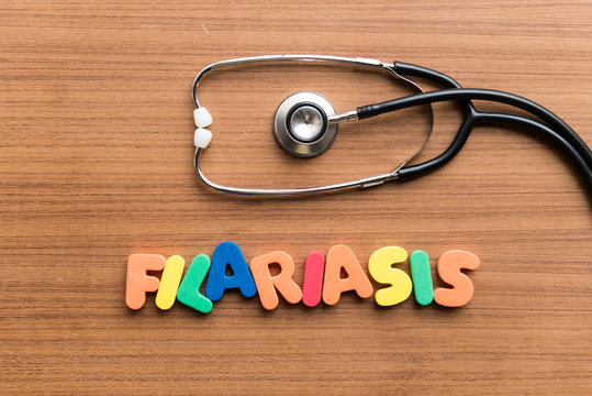 Filariasis Colorful Word