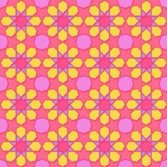 Traditional Ornamental Seamless Islamic Pattern