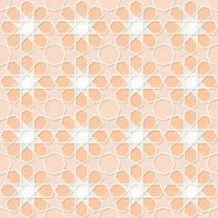 Traditional Ornamental Seamless Islamic Pattern