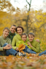 Fototapeta premium Happy smiling family 