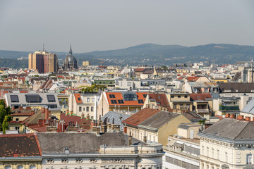 Aerial View Of Vienna City Skyline