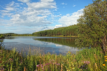 Landscape with lake