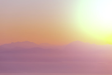 Greece sunset