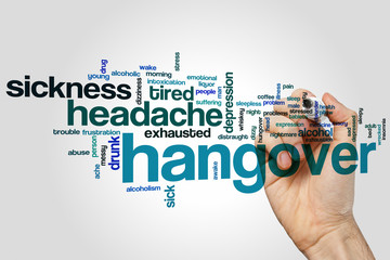 Hangover word cloud