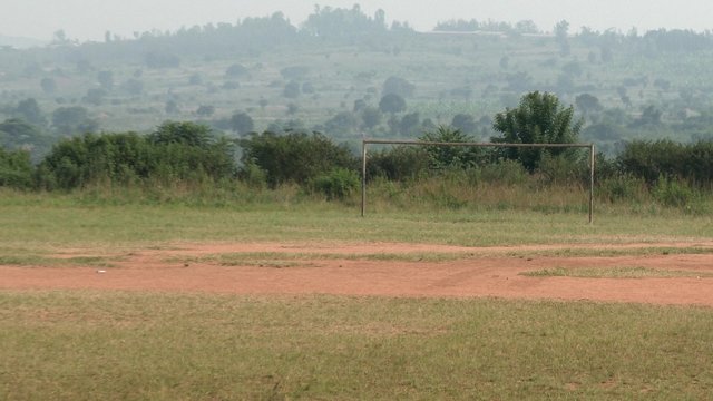MURAMBI, RWANDA, JANUARY 2015: Oldest football stadium in the whole africa