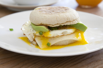 Fried Egg Sandwich with Avocado