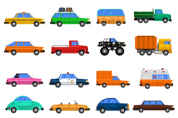 Cars Icons Set