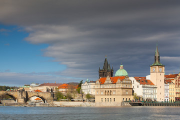 Famous place near the Vltava river