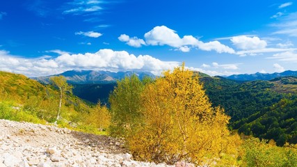 Mountain day autumn