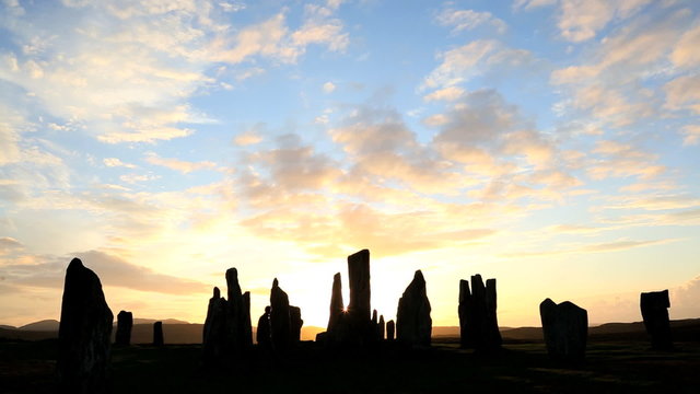 Standing stones at Callanish, Isle Lewis Outer Hebrides, Scotland, UK