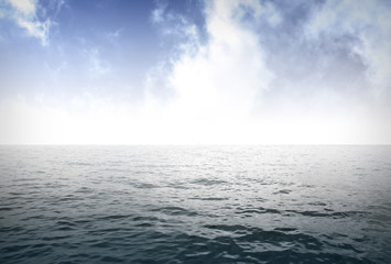 Sky and water - summer background