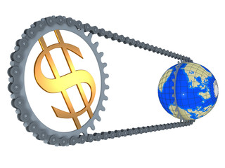 global movement of money concept
