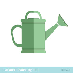 flat icon watering can isolated on white