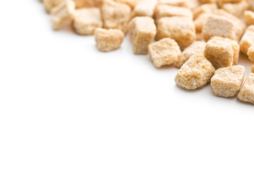 unrefined cane sugar cubes