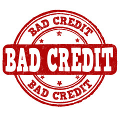 Bad credit stamp