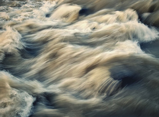 dark retro style fierce wild river