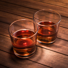 Brandy in glass