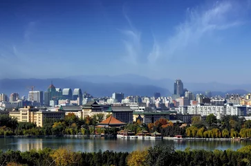 Fotobehang Beijing - modern deel van de stad © Savvapanf Photo ©