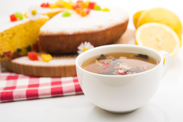 Morning food background