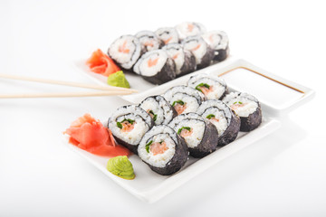 Salmon and cheese rolls