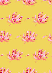 Fototapeta na wymiar Floral lavender retro vintage background, vector illustration