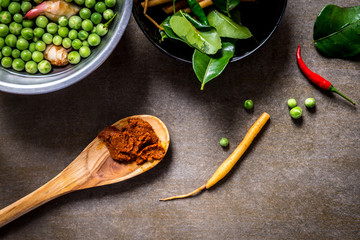 Spices and vegetables