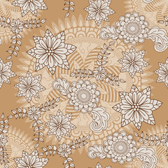 Abstract floral pattern