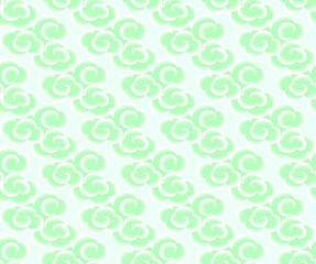 Chinese clouds seamless background