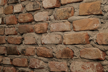 кирпичная стена, замок