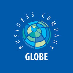 Earth  logo template. Globe sign