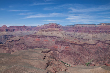 AZ-Grand Canyon National Park-S Rim-S Kaibab Trail. This steep trail is quite a popular and scenic route in order to get to the bottom of the Canyon.