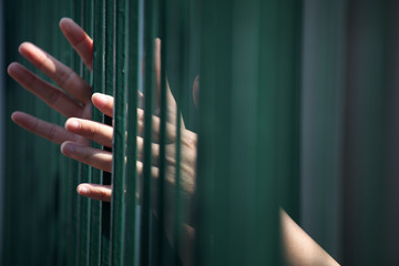 woman in jail