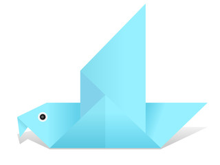 Origami bird