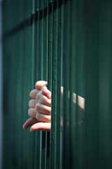 Obraz premium prisoner in jail
