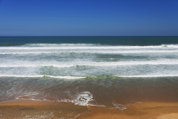 Fototapeta na wymiar Atlantic beach near Essaouira, Morocco, Africa