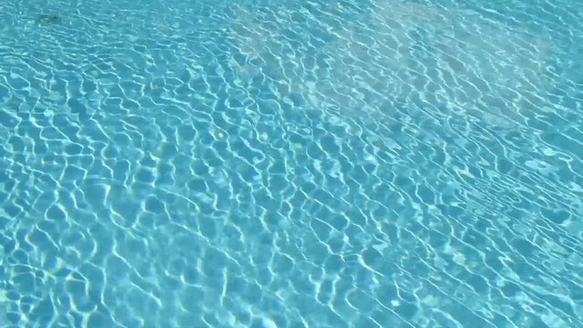 Clear water on swimming pool