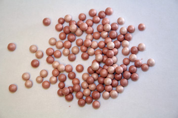 Pearls isolated on white