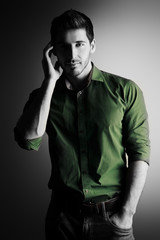 Fototapeta premium friendly looking man