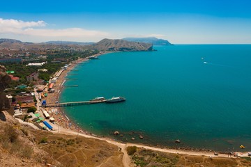 Naklejka premium Sea day