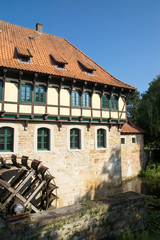 Fototapeta na wymiar Schlossmühle in Burgsteinfurt, Nordrhein-Westfalen