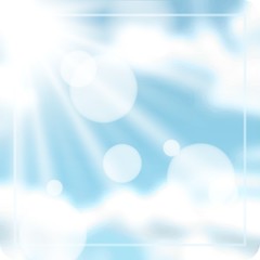 Typographic Design - Spring clouds